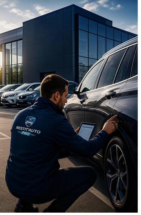 Diagnostic d'un véhicule d'entreprise par Restit'Auto Pro